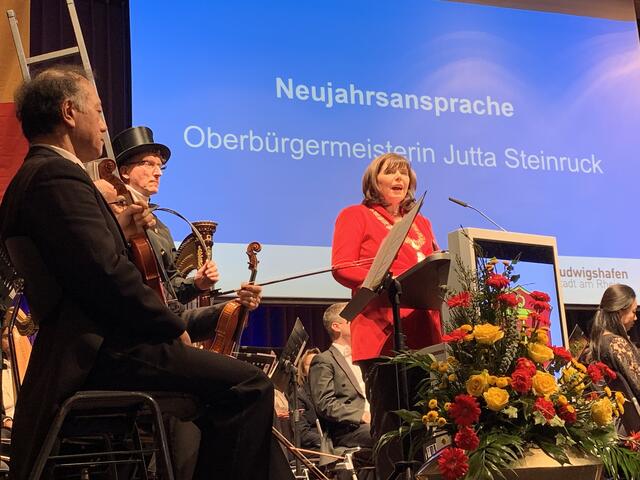 Neujahrsansprache von Oberbürgermeisterin Jutta Steinruck | Foto: Michael Sonnick