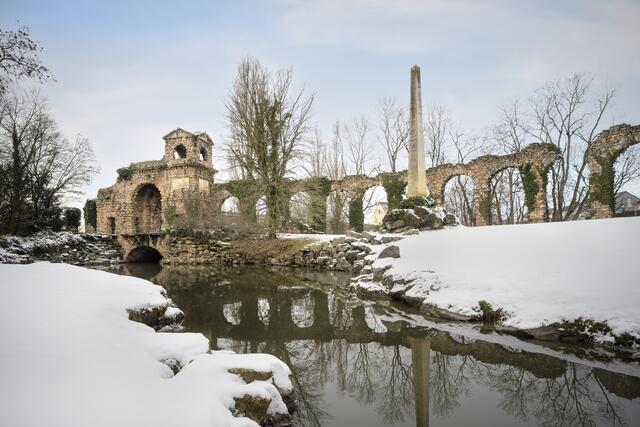 Schlossgarten Schwetzingen, Wasserkastell Aquaedukt | Foto: ssg, Guenter Bayerl