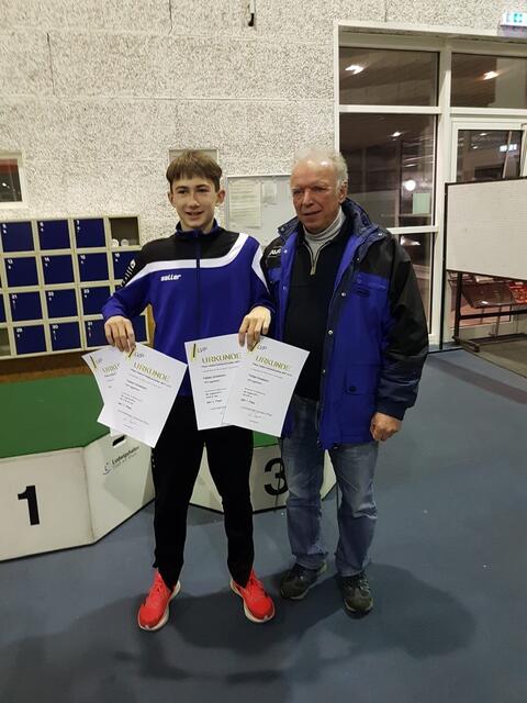 Herr Koob mit seinem Schützling Fabian | Foto: Griesbach