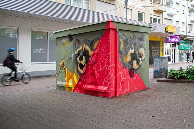 Wandbild in der Ludwigstraße | Foto: QUAER