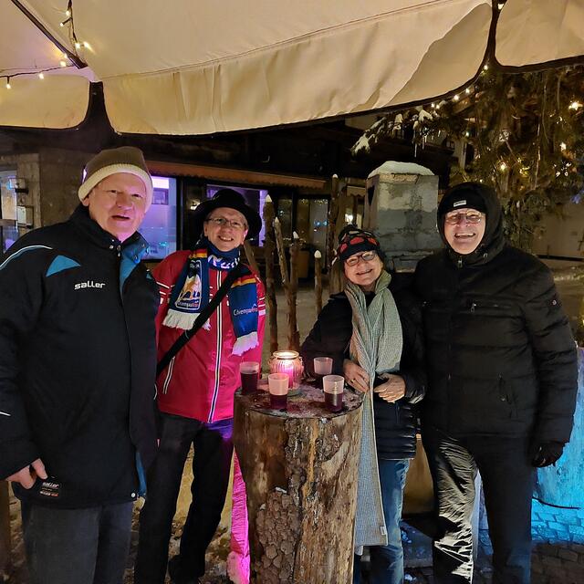 Die Vier unterwegs | Foto: Brigitte Melder