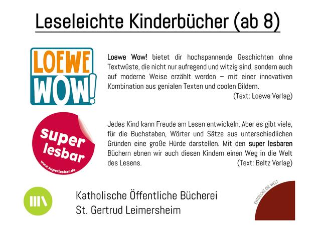 "Am 16. Mai 2023 attestierte die IGLU-Studie der Lesefähigkeit deutscher Grundschülerinnen und Grundschüler einen dramatischen Tiefpunkt. Darauf reagierten wir bei der Auswahl von Kinderbüchern: Hier schafften wir bewusst Titel für leseschwächere Kinder (ab der 3. Klasse) an." | Foto: Ulf Weber