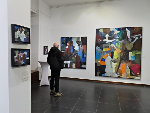 In der Galerie Lauth | Foto: Brigitte Melder