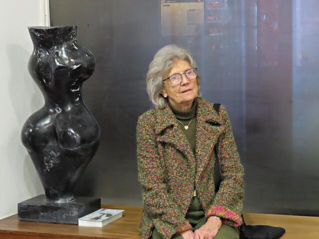 Gisela Fleischer macht ein Päuschen | Foto: Brigitte Melder