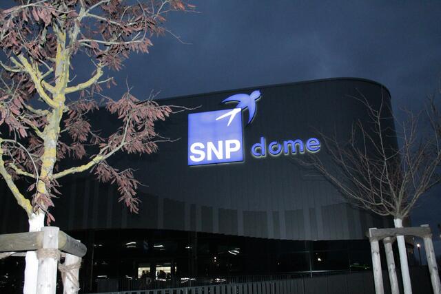 Der SNP dome in Heidelberg war mit 4.410 Zuschauern beim letzten Heimspiel ausverkauft  | Foto: Michael Sonnick