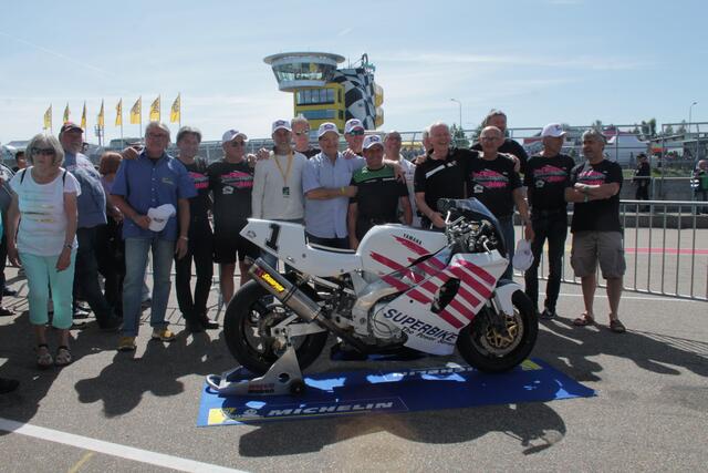 Franz Rau und die Pro Superbike-Piloten | Foto: Michael Sonnick