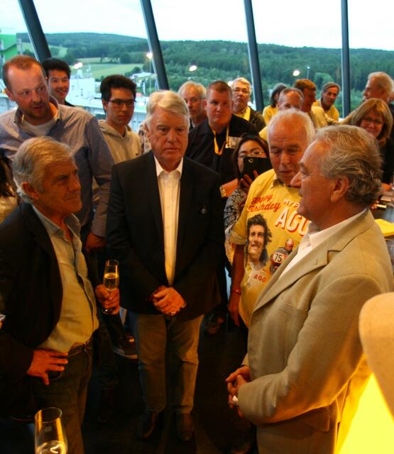 Giacomo Agostini beim 75. Geburtstag mit Franz Rau | Foto: Imre Paulovits