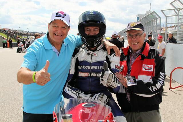 Franz Rau mit Jörg und Arnulf Teuchert | Foto: Thomas Haas