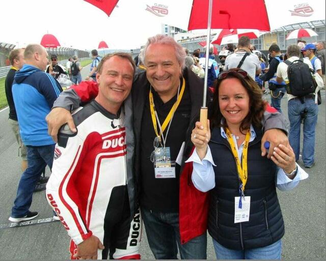 Ralf Waldmann mit Franz Rau und Heike Teschner | Foto: Archiv Heike Teschner