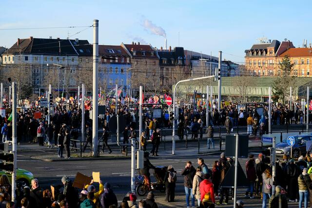 Mannheim demonstriert: „Nie wieder ist jetzt! - Vielfalt und Demokratie erhalten" | Foto: Jessica Bader