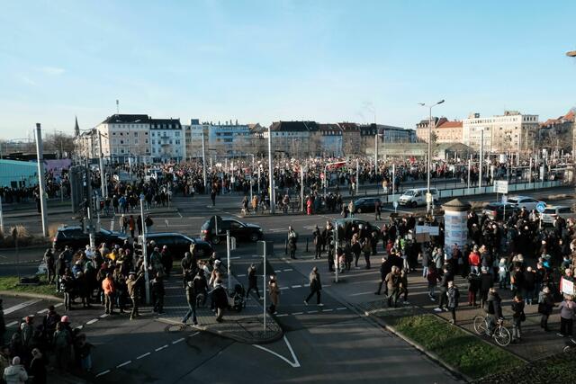 Mannheim demonstriert: „Nie wieder ist jetzt! - Vielfalt und Demokratie erhalten" | Foto: Jessica Bader
