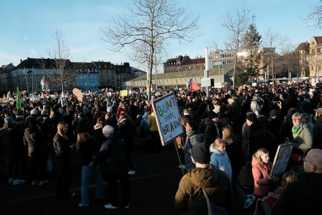 Mannheim demonstriert: „Nie wieder ist jetzt! - Vielfalt und Demokratie erhalten" | Foto: Jessica Bader
