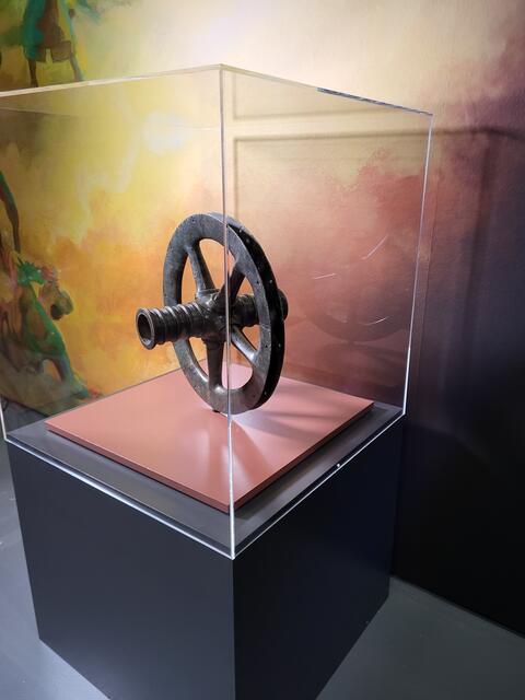 Bronzerad in der Ausstellung in Bern | Foto: Historisches Museum der Pfalz/Christine Lincke