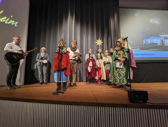 Sternsinger beim Neujahrsempfang in Germersheim  | Foto: Heike Schwitalla