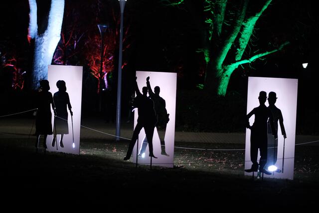 Winterlichter 2024: Noch bis zum 11. Februar sorgen bunte Lichtinstallationen im Luisenpark Mannheim für leuchtende Augen | Foto: Jessica Bader