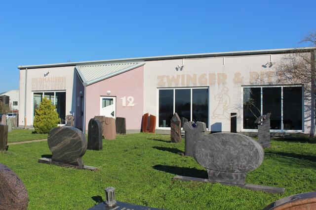 Das Gewerbegebiet Ost verfrügt über viele Grünflächen, die von ortsansässigen Unternehmen genutzt werden. | Foto: Markus Pacher