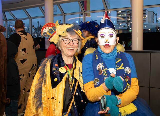 Allerlei närrische Hoheiten und Köpfe zu Gast in der Stadthalle Germersheim - Rhoischnooke | Foto: Heike Schwitalla