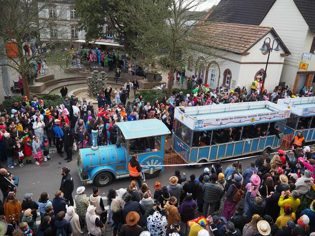 Der "Demo-Zug" der "Die Gemeinschaft Klingenmünster" | Foto: Katharina Schmitt
