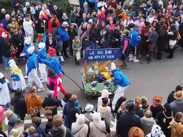"Wir sind blau und ziemlich schlau" | Foto: Katharina Schmitt