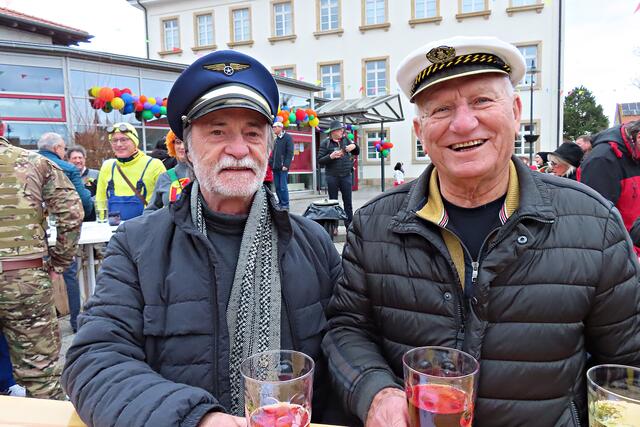 Zwei gut "behütete" Herren | Foto: Brigitte Melder