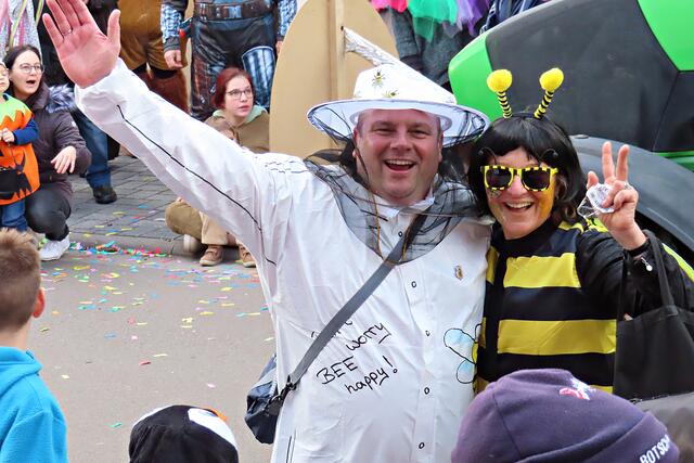 Patrick Fassott und Brigitte Domke begrüßen mich | Foto: Brigitte Melder