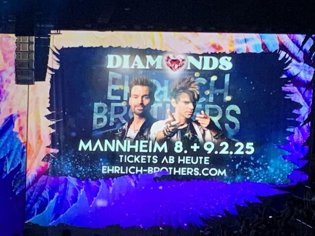 Im nächsten Jahr sind die Ehrlich Brothers am Samstag, 8. Februar 2025 und am Sonntag, 9. Februar 2025, wieder in der Mannheimer SAP Arena mit der Show "DIAMONDS" | Foto: Michael Sonnick