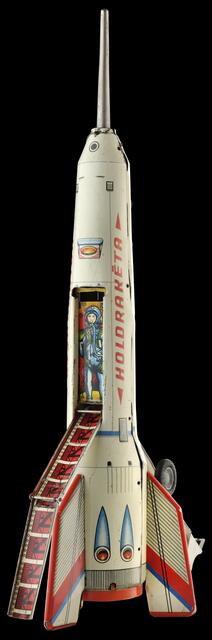 Blechspielzeug-Rakete, 1960er Jahre | Foto:  TECHNOSEUM, Klaus Luginsland 