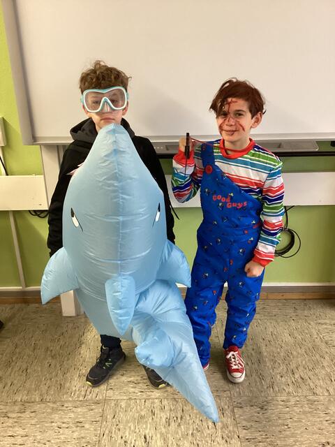 originelle Kostüme: Florian und Noah | Foto: Jung