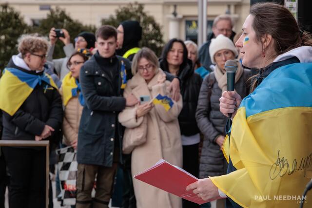 Karslruhe protestiert gegen den anhaltenden Krieg in der Ukraine | Foto: Paul Needham