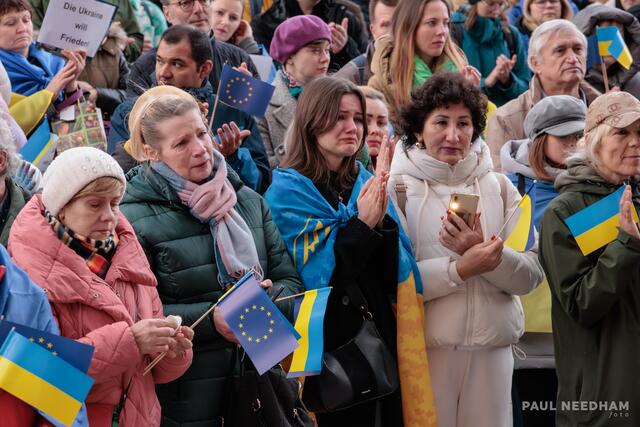 Karslruhe protestiert gegen den anhaltenden Krieg in der Ukraine | Foto: Paul Needham