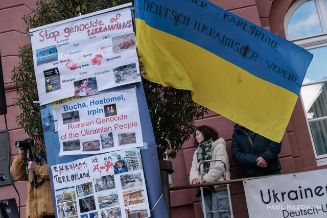 Karslruhe protestiert gegen den anhaltenden Krieg in der Ukraine | Foto: Paul Needham