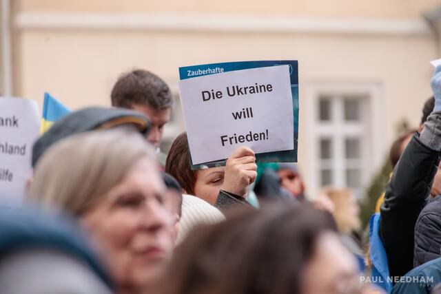 Karslruhe protestiert gegen den anhaltenden Krieg in der Ukraine | Foto: Paul Needham