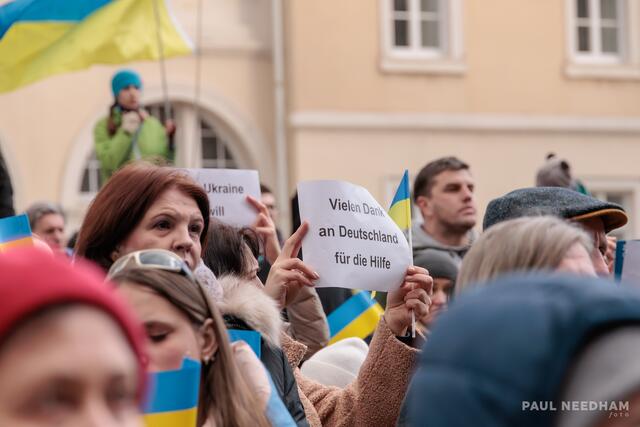 Karslruhe protestiert gegen den anhaltenden Krieg in der Ukraine | Foto: Paul Needham
