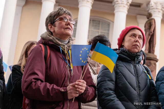 Karslruhe protestiert gegen den anhaltenden Krieg in der Ukraine | Foto: Paul Needham