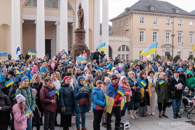 Karslruhe protestiert gegen den anhaltenden Krieg in der Ukraine | Foto: Paul Needham