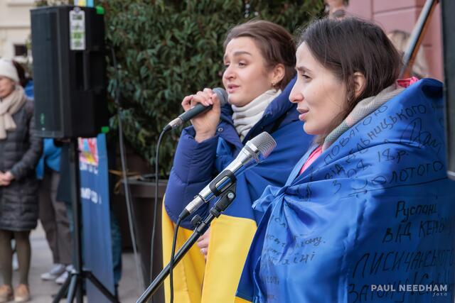Karslruhe protestiert gegen den anhaltenden Krieg in der Ukraine | Foto: Paul Needham