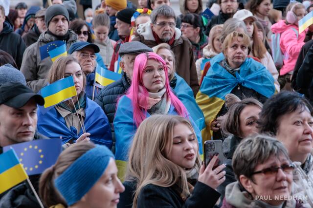 Karslruhe protestiert gegen den anhaltenden Krieg in der Ukraine | Foto: Paul Needham