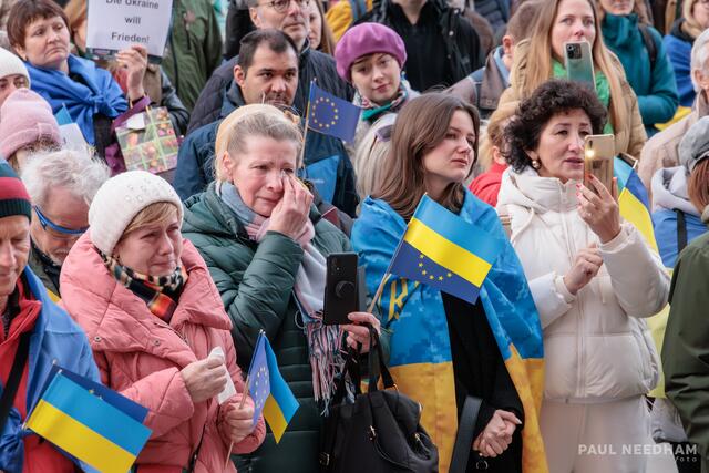 Karslruhe protestiert gegen den anhaltenden Krieg in der Ukraine | Foto: Paul Needham