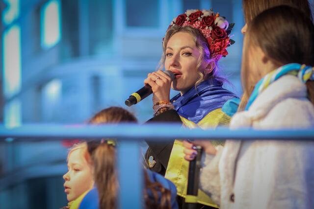 Die Sängerin und Mitorganisatorin Yaroslava Yurchenko.  | Foto: Christian Gaier 