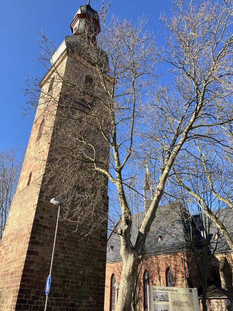 Der Kirchturm am Messplatz | Foto: B. Bender