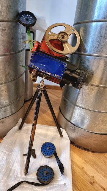 selbstgebaute Kamera aus Fischer-Technik | Foto: Marga Fedder