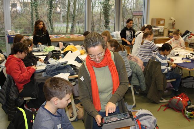 Hochbetrieb im Kunstsaal | Foto: HBG