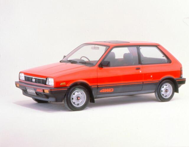 1984 rollt erstmals der Justy über die Straßen. | Foto: SUBARU Deutschland GmbH, Friedberg