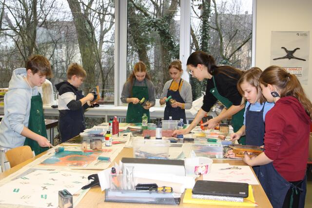 Kreatives Arbeiten im BK-Raum | Foto: HBG