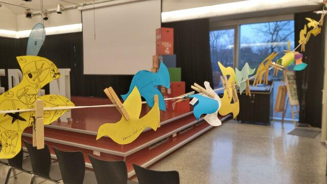 Friedenstauben für die Ukraine | Foto: HBG