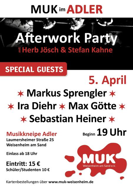 MUK-Afterworkparty im April | Foto: MUK Weisenheim am Sand e.V.
