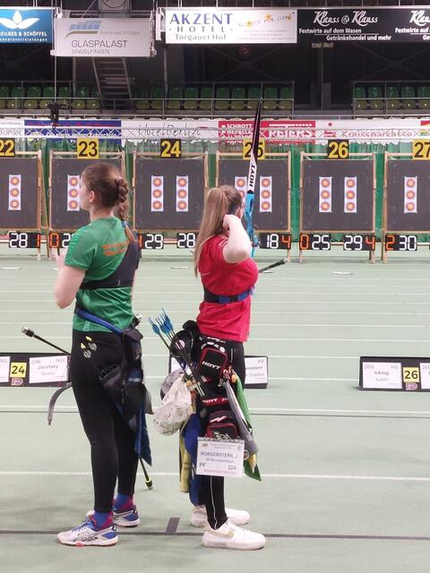 Justine Morgenstern (rechts) im 1/8 Finale. | Foto: Morgenstern