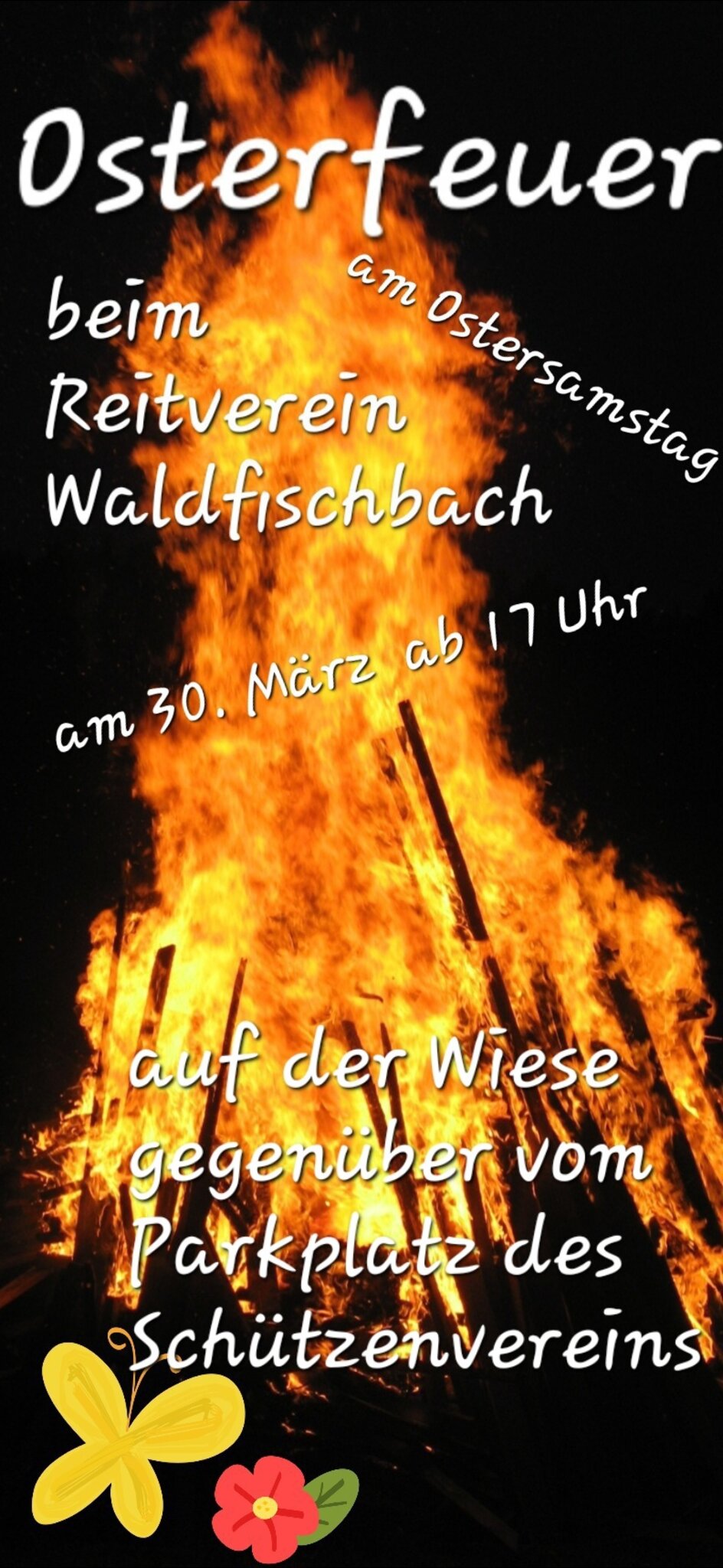 Reit-und Fahrverein Heidelsburg e.V.: Osterfeuer - Waldfischbach-Burgalben Reit-und Fahrverein Heidelsburg e.V.: Osterfeuer - Waldfischbach-Burgalben