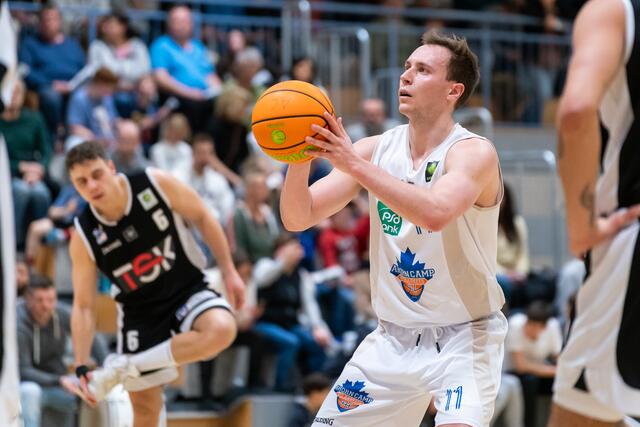 BIS-Routinier Christoph Rupp hat die Rekordkulisse gegen die Erfurter Basketball-Löwen genossen | Foto: BIS Baskets Speyer