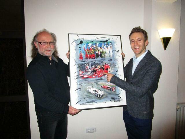 Walter-Heinz Glaß mit Langstrecken-Weltmeister Timo Bernhard (rechts) | Foto: Michael Sonnick